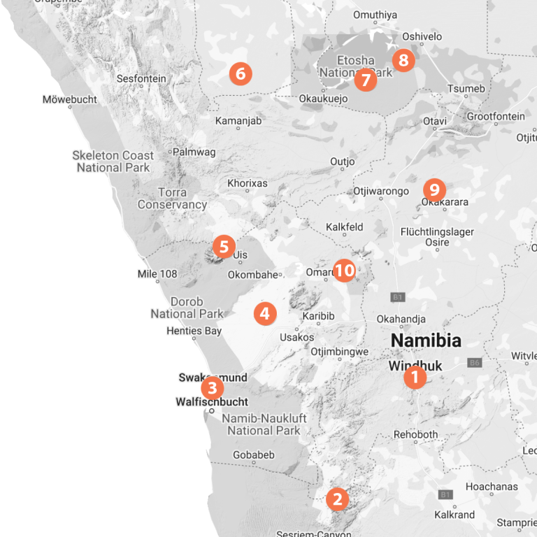 Namibia Route 1